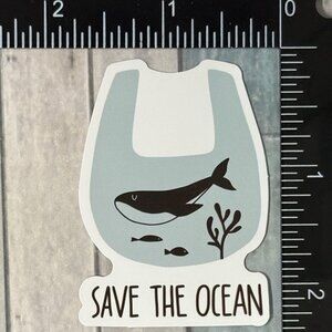 🌀10/$10🌀 Protect The Earth Environment Green Reusable Waterproof Vinyl Sticker